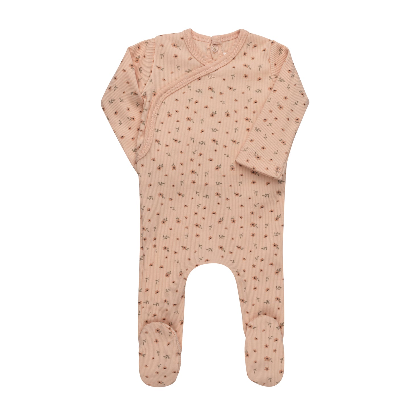 Elys Floral Rib Collection Footie