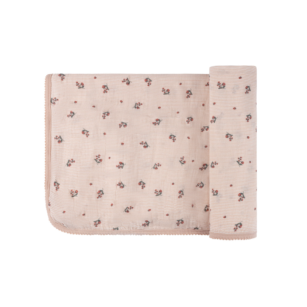 Ely's & Co. - Berry Collection Muslin Swaddle