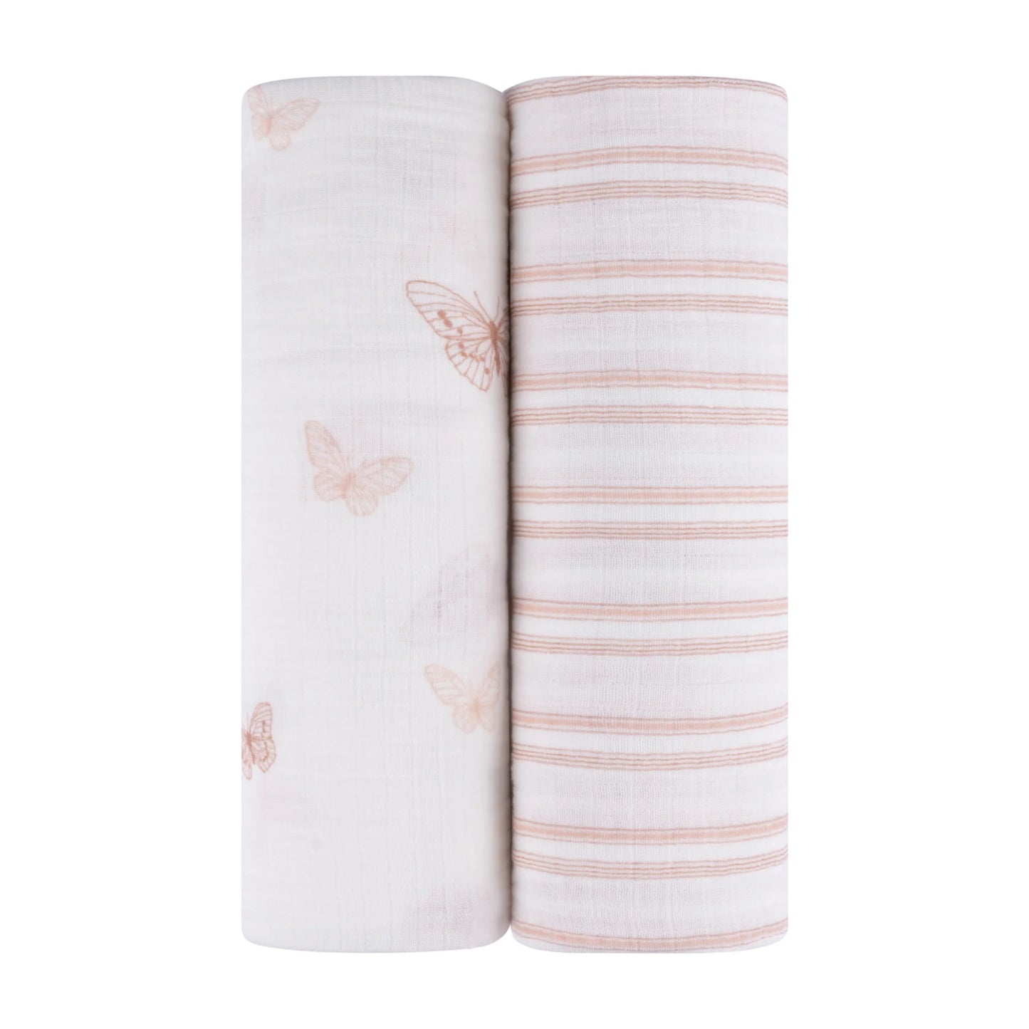 Ely's & Co 2 Pack Cotton Muslin Swaddle Blanket