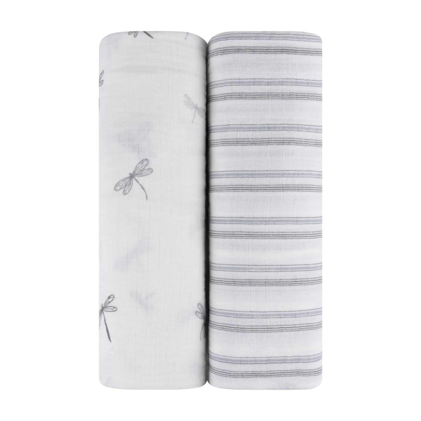 Ely's & Co 2 Pack Cotton Muslin Swaddle Blanket