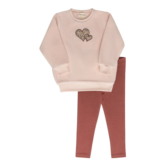 Elys Embroidered Liberty / Berry Collection 2 Piece Set