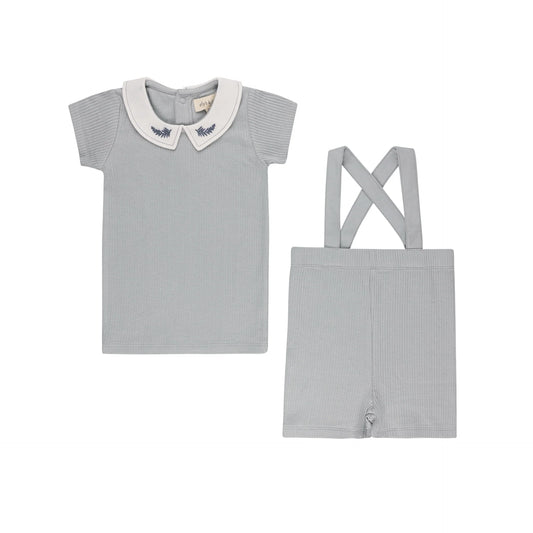 Ely's & Co. - Embroidered Collar Collection 2Pc Set