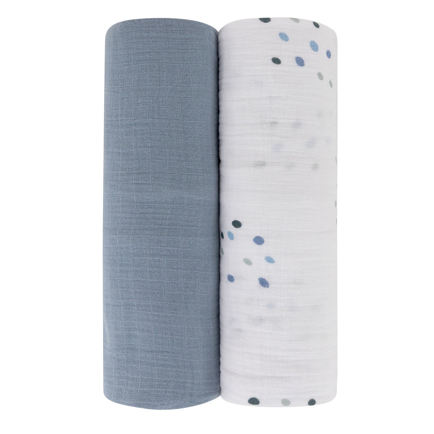 Ely's & Co 2 Pack Cotton Muslin Swaddle Blanket