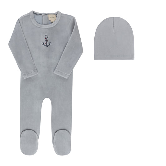 Aurora Cross Stitch Collection Footie & Beanie