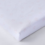 Petit Clair - White Crib Sheet With Print