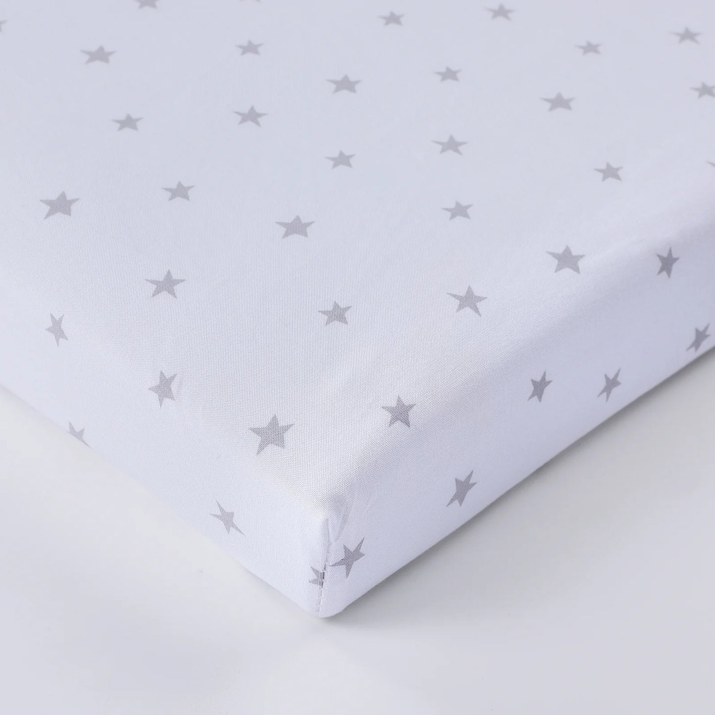 Petit Clair - White Crib Sheet With Print