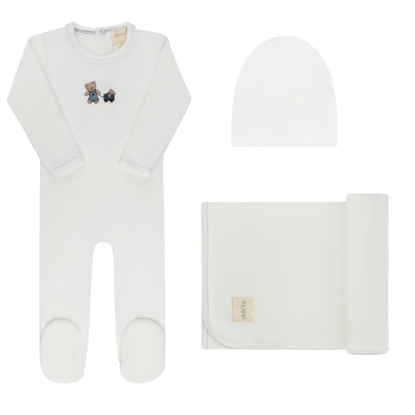 Aurora Embroidered Bear Collection Take Me Home Set
