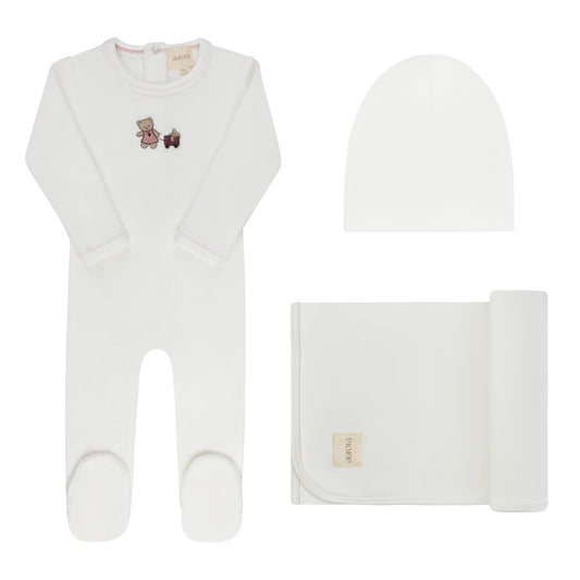 Aurora Embroidered Bear Collection Take Me Home Set
