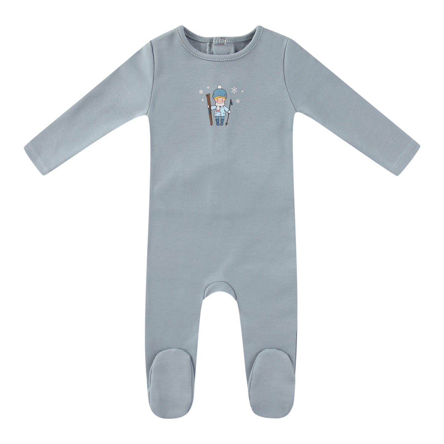 Mini Label Vintage Skier Footie