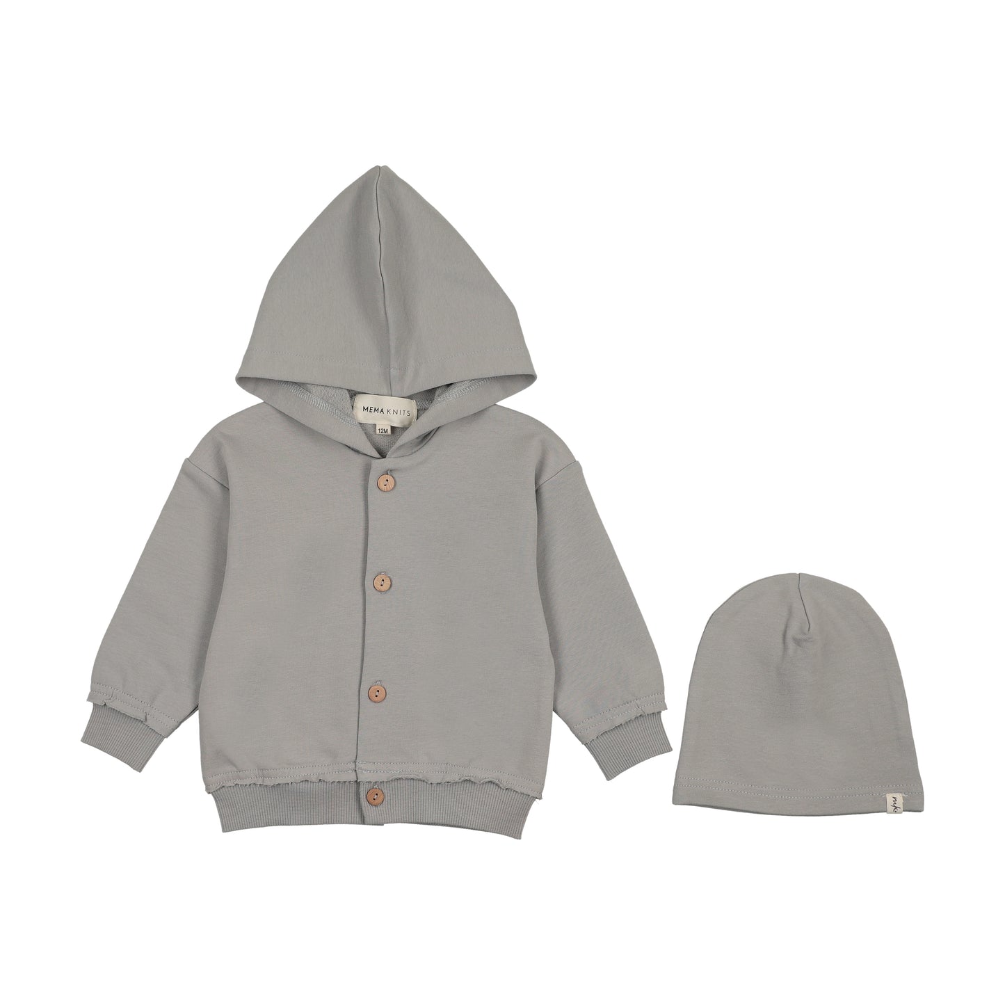 Mema Knits QUILTED JACKET + KNIT BEANIE