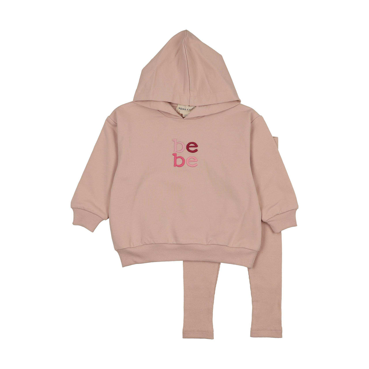 Mema Knits HOODED SWEATSHIRT SET
