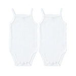 Petit Clair - Pointelle Baby Spaghetti Strap Bodysuit