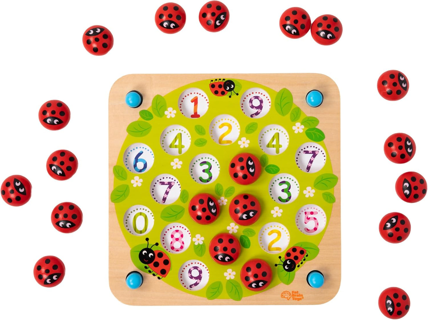 Fat Brain Toys Ladybug's Garden Memory Game