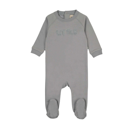 Mema Knits SHERPA WORDART FOOTIE