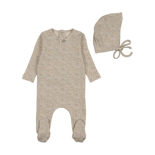 Bee & Dee All Over Print Footie/Beanie