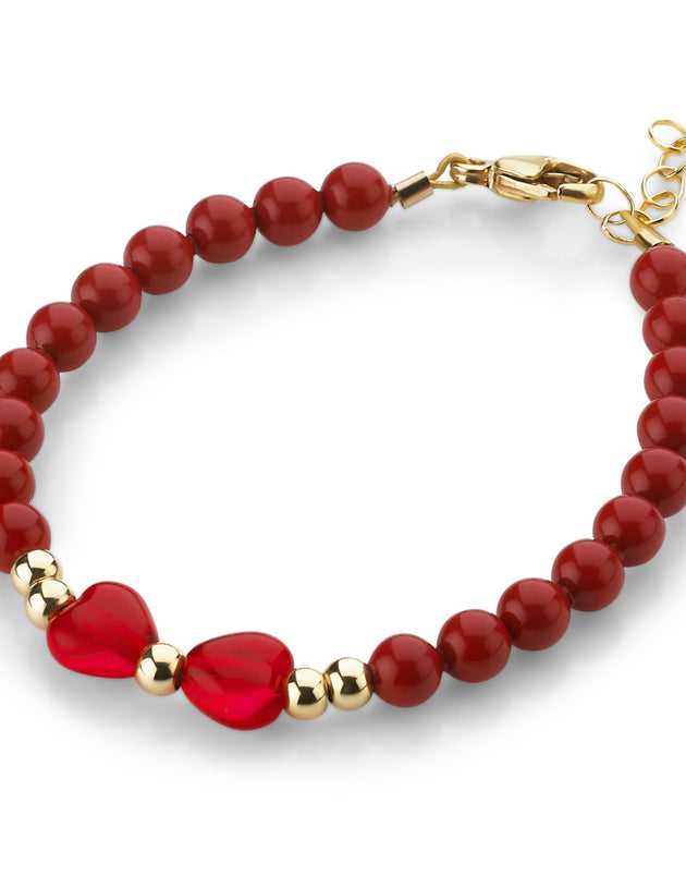 Crystal Dream - Red Heart Bracelet