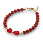 Crystal Dream - Red Heart Bracelet