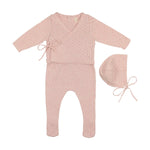 Bonjoy Baby - Knit Overlay Stretchie + Bonnet