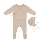 Bonjoy Baby - Knit Overlay Stretchie + Bonnet