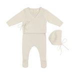 Bonjoy Baby - Knit Overlay Stretchie + Bonnet