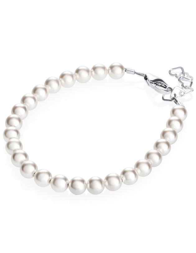 Crystal Dream - dream : white pearl bracelet