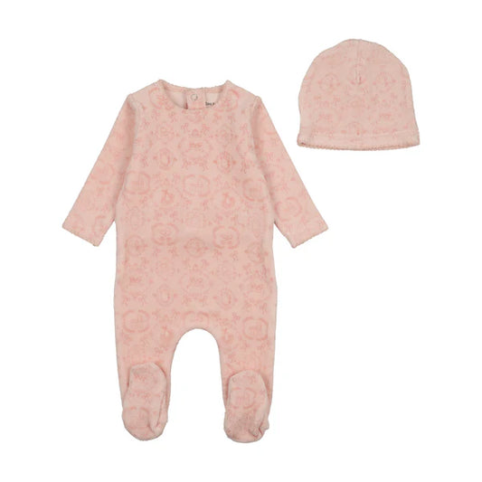 Babyland Toile Footie/Beanie
