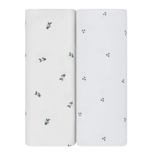Ely's & Co. - 2 Pack Waterproof Bassinet Sheets