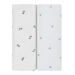 Ely's & Co. - 2 Pack Waterproof Crib Sheets