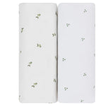 Ely's & Co. - 2 Pack Waterproof Crib Sheets