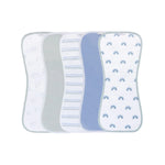 Ely's & Co. - 5 Pack Fleece Hourglass Burp Cloths