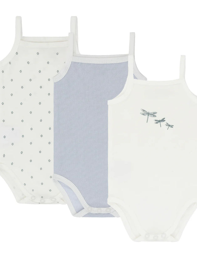 Ely's & Co. - 3 Pack Jersey Strap Undershirts