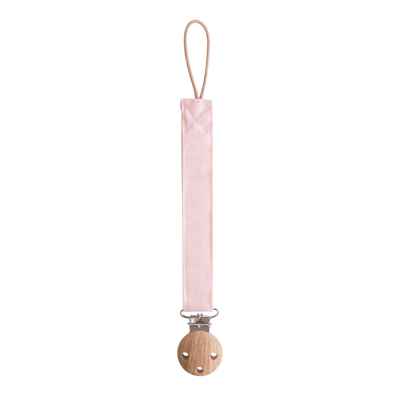 Mushie Fabric Pacifier Clip
