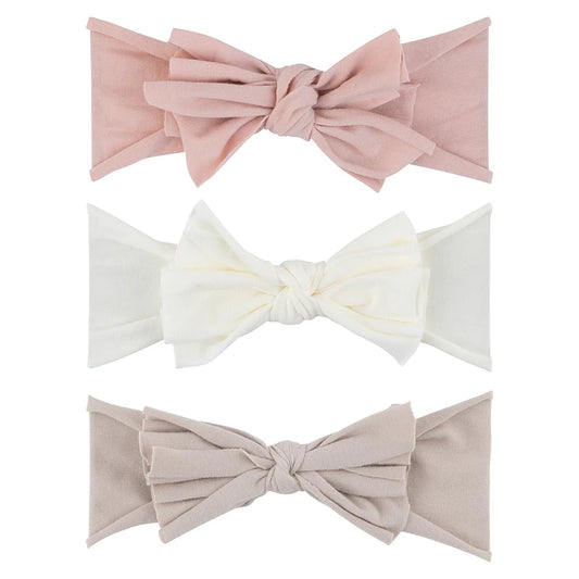 Ely's & Co. - Jersey Cotton Bow Headbands 3 Pack