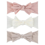 Ely's & Co. - Jersey Cotton Bow Headbands 3 Pack