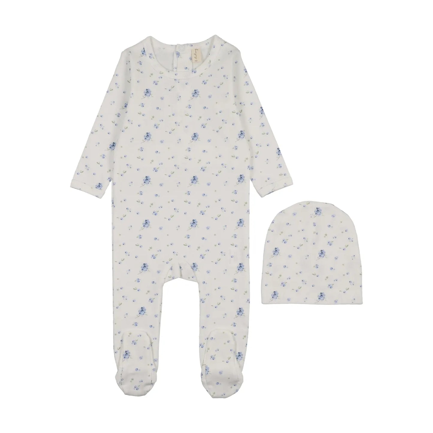 Bonjoy Patterned Fruit Footie Set