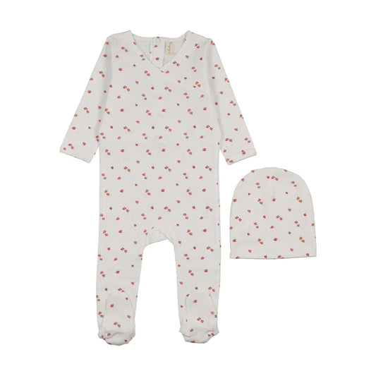Bonjoy Tiny Fruits Footie Set