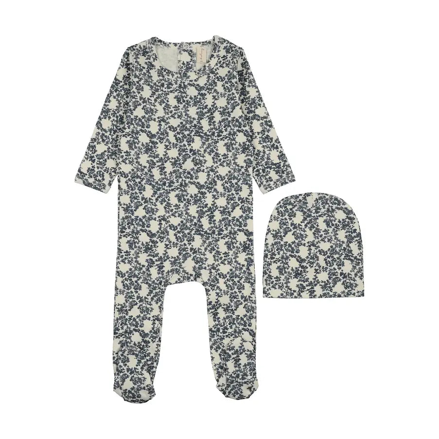 Bonjoy Abstract Vine Footie Set
