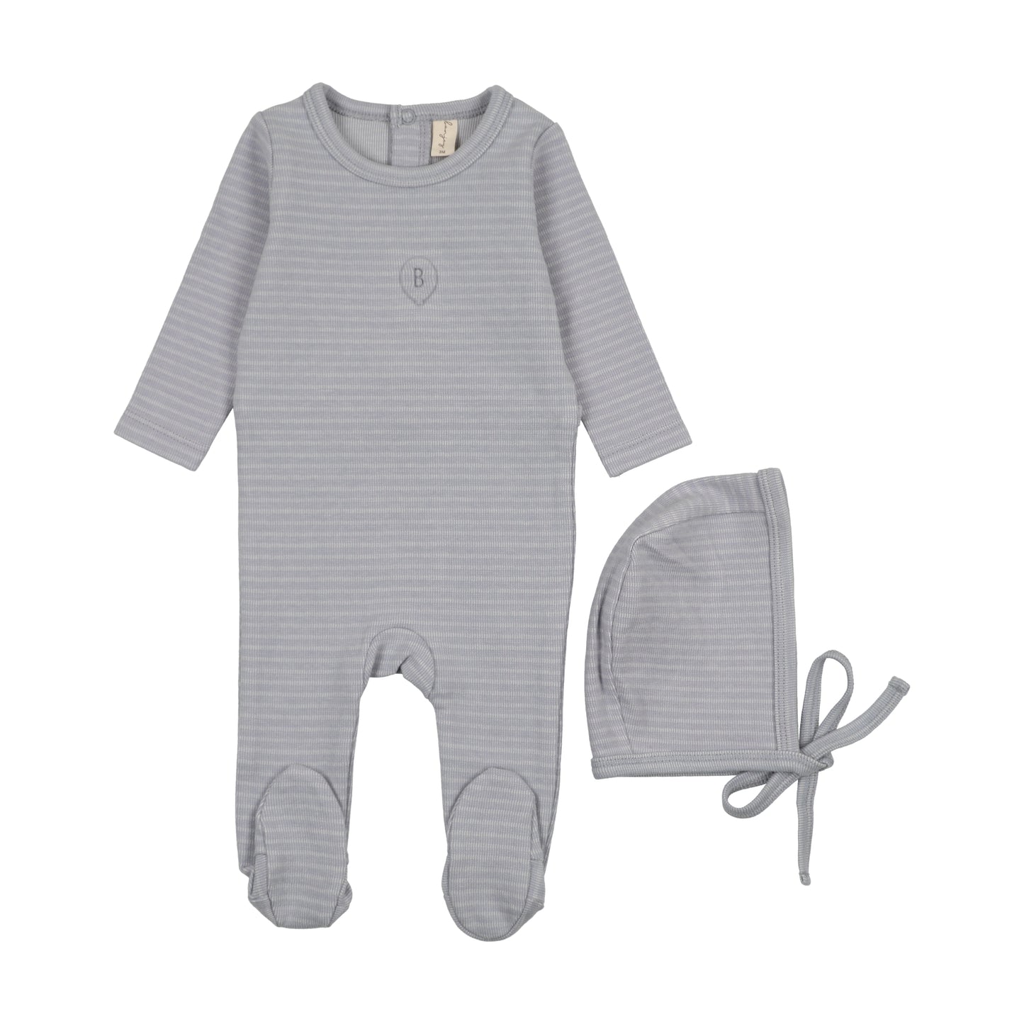 Boys Knit Vest Footie and Bonnet