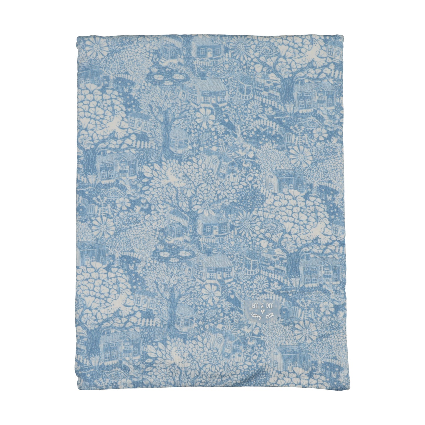 Bee & Dee Botanical Cafe Blue Blanket