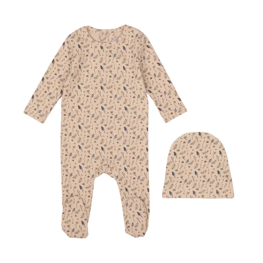 Boys Printed Willow Footie and Hat