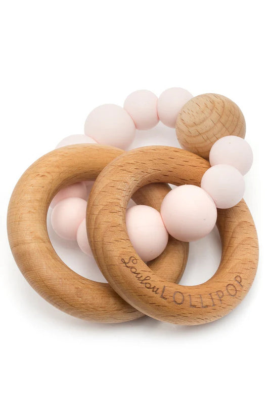 Loulou Lollipop - Bubble Silicone and Wood Teether