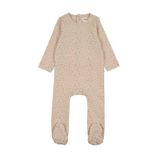 Girls Knit Vest Footie and Bonnet