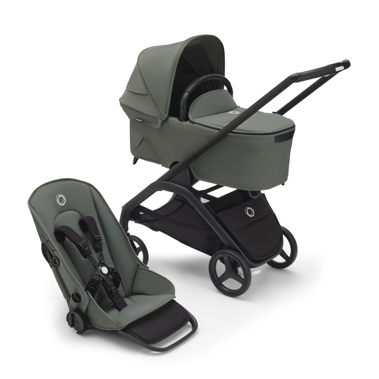 Bugaboo Dragonfly seat and bassinet complete US