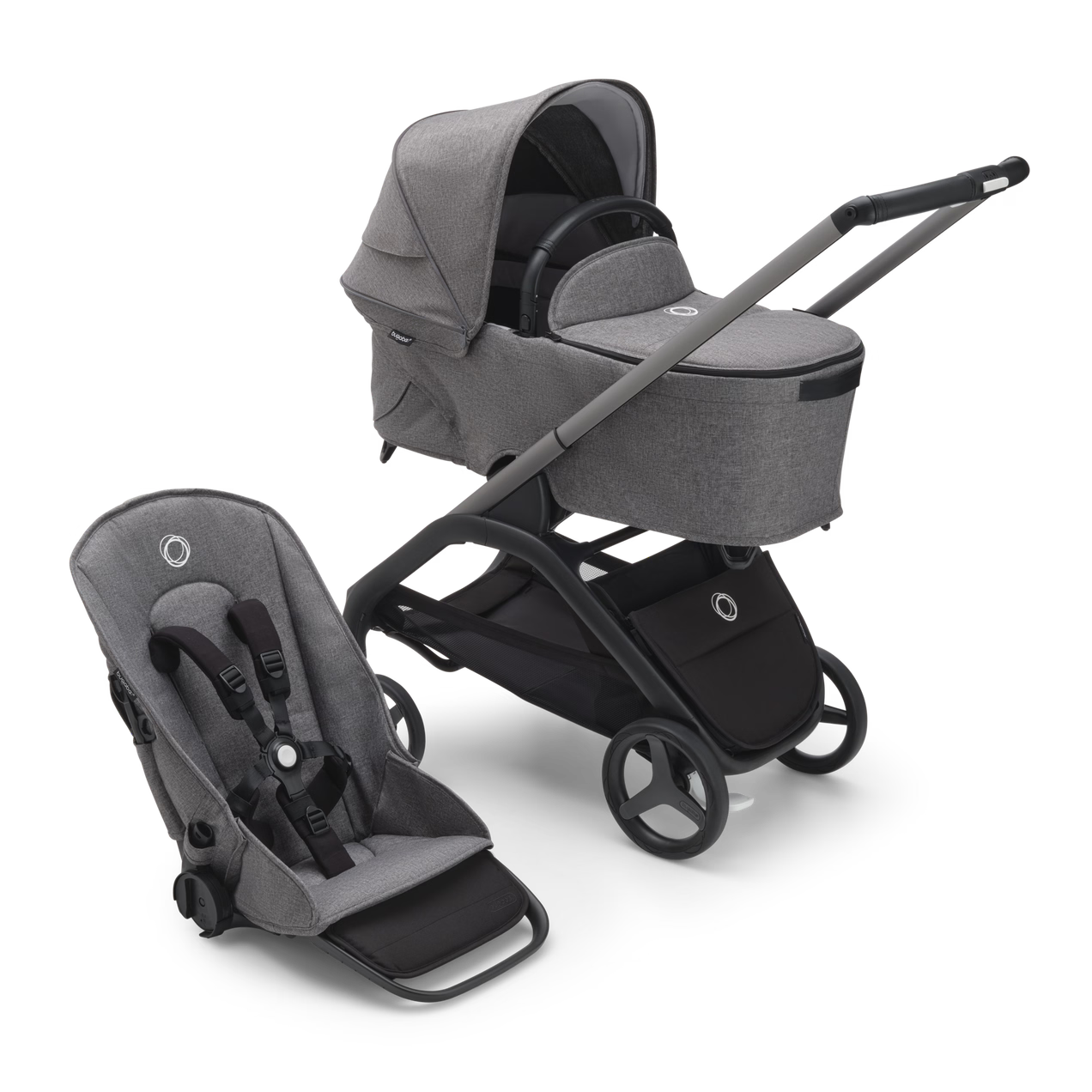Bugaboo Dragonfly seat and bassinet complete US