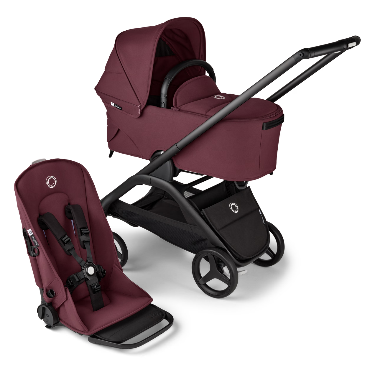 Bugaboo Dragonfly seat and bassinet complete US
