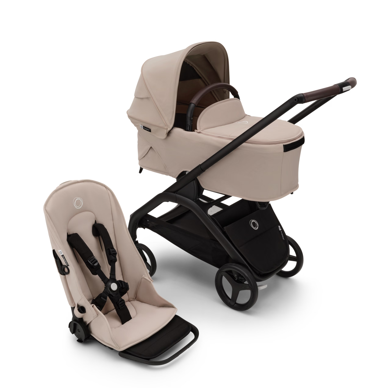Bugaboo Dragonfly seat and bassinet complete US