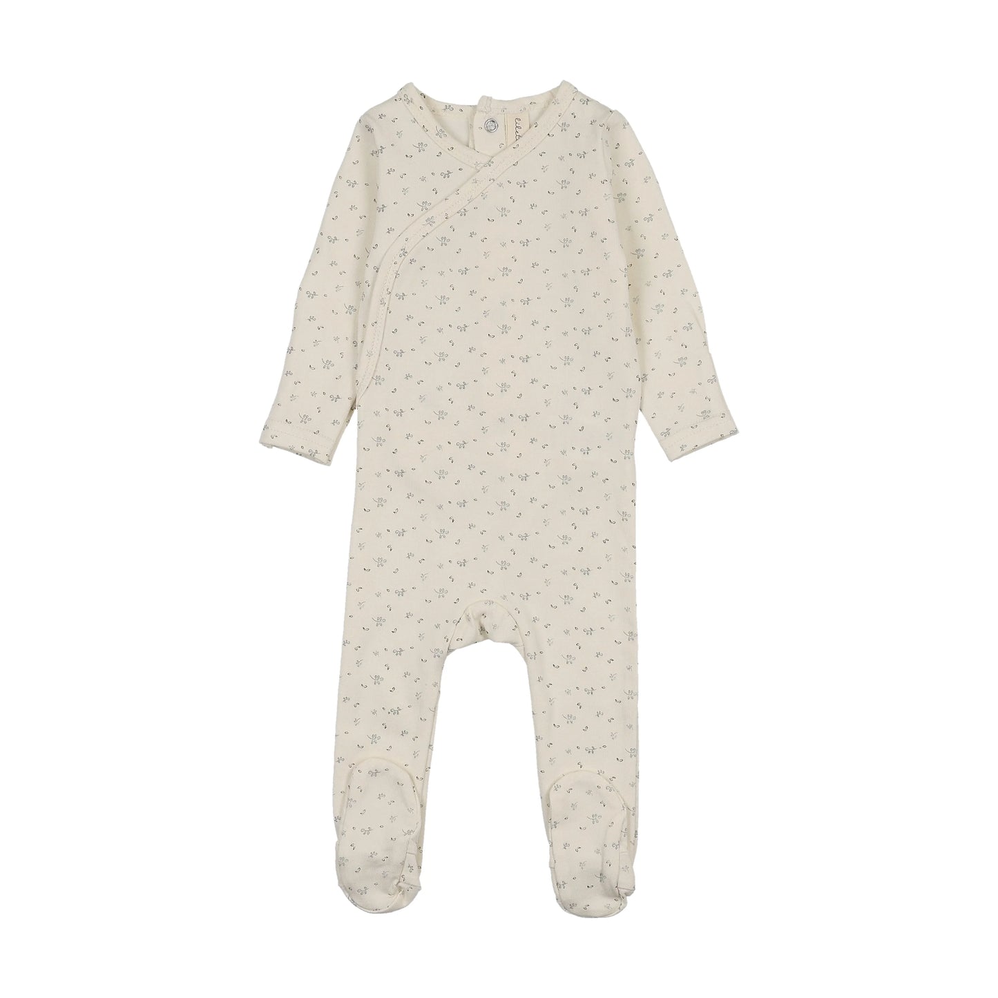 Lil Legs Printed Wrapover Footie