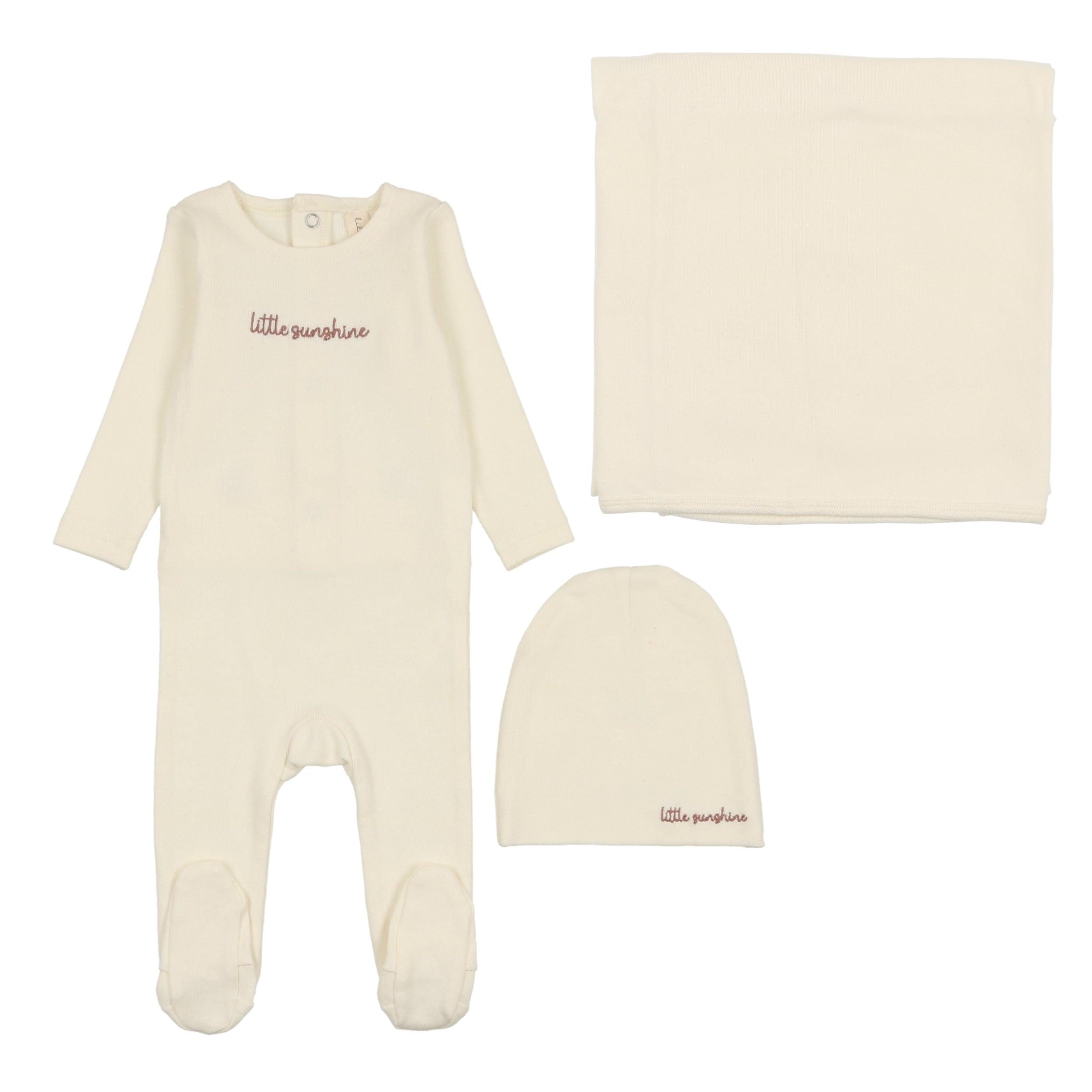 Lil Legs - Cotton Word Layette Set