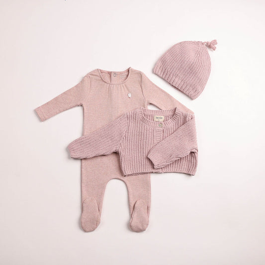 Bee & Dee Chenille Cardigan Overall