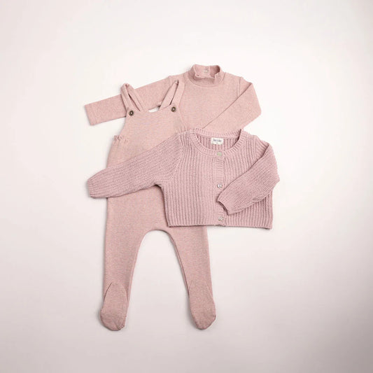 Bee & Dee Chenille Cardigan Overall